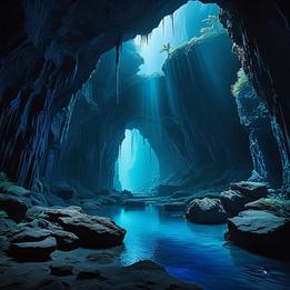 Grotto dream symbolism visualization