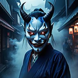 Hannya Mask dream symbolism visualization