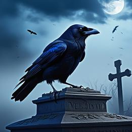Haunting Crow dream symbolism visualization