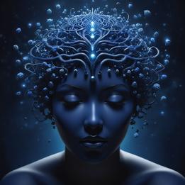 Head dream symbolism visualization