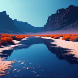 Heatwave Mirage dream symbolism visualization