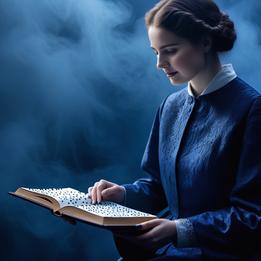 Helen Keller's Braille Book