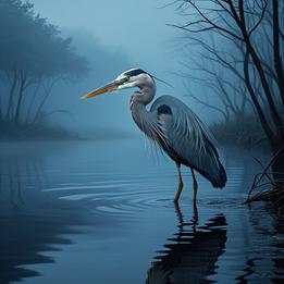 Heron dream symbolism visualization