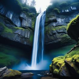 Hidden Waterfall dream symbolism visualization