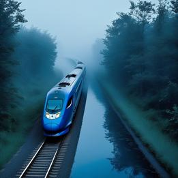 High-speed Train dream symbolism visualization