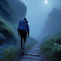 Hike dream symbolism visualization