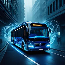 Holographic Bus dream symbolism visualization