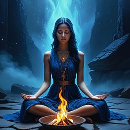 Holy Flame dream symbolism visualization