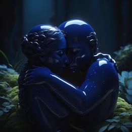 Hug dream symbolism visualization