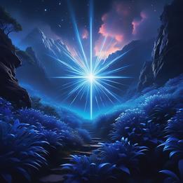 Illuminated Starburst dream symbolism visualization
