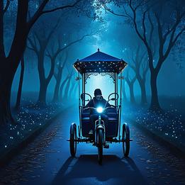 Illuminated Tricycle dream symbolism visualization