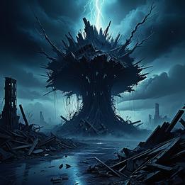 Implosion dream symbolism visualization