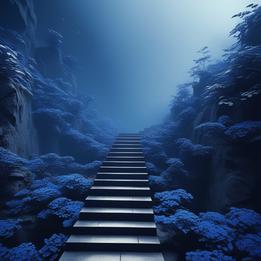 Infinite Staircase dream symbolism visualization