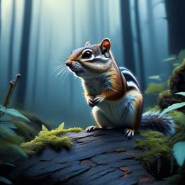 Inquisitive Chipmunk dream symbolism visualization