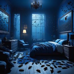 Insect-Filled Room dream symbolism visualization
