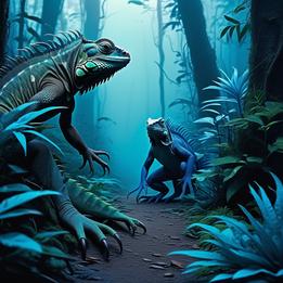 Insightful Iguana dream symbolism visualization