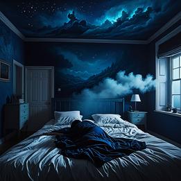 Insomnia dream symbolism visualization