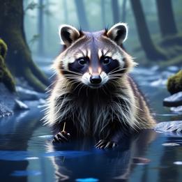 Intriguing Raccoon dream symbolism visualization