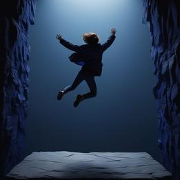 Jump dream symbolism visualization