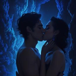 Kiss dream symbolism visualization