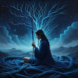 Knitting dream symbolism visualization