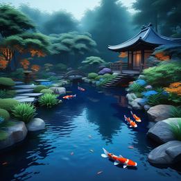 Koi Pond dream symbolism visualization