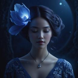 Lady dream symbolism visualization