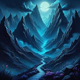 Layered Mountains dream symbolism visualization