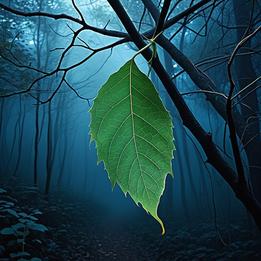 Leaf dream symbolism visualization