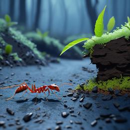 Leafcutter Ant Trail dream symbolism visualization