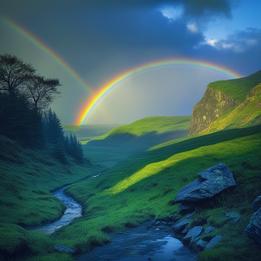 Leprechaun Rainbow dream symbolism visualization
