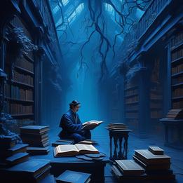 Librarian dream symbolism visualization