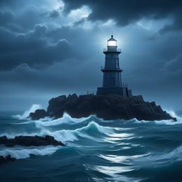 Lighthouse by the Sea dream symbolism visualization