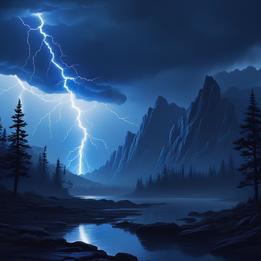 Lightning dream symbolism visualization