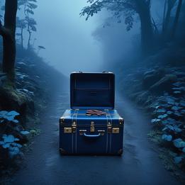 Luggage dream symbolism visualization