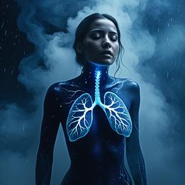 Lung dream symbolism visualization