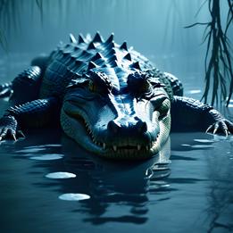 Lurking Crocodile dream symbolism visualization
