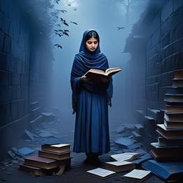 Malala's School Books dream symbolism visualization