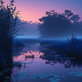 Marshy Wetland dream symbolism visualization