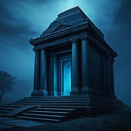 Mausoleum dream symbolism visualization