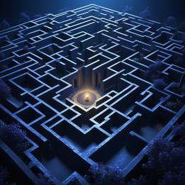 Maze dream symbolism visualization