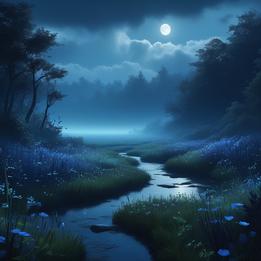 Meadow dream symbolism visualization