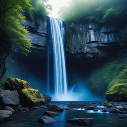 Melodic Waterfall dream symbolism visualization