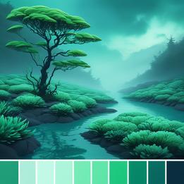 Mint Green dream symbolism visualization