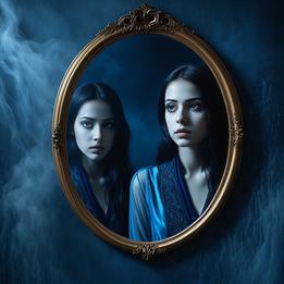 Mirror Gaze dream symbolism visualization