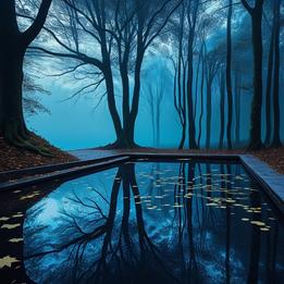 Mirrored Reflection Pool dream symbolism visualization
