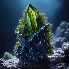 Moldavite Fragment dream symbolism visualization
