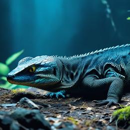 Monitor Lizard dream symbolism visualization