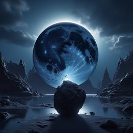 Moon dream symbolism visualization