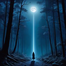 Moonbeam dream symbolism visualization